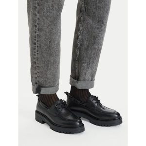 Półbuty G-Star Raw. Czarne półbuty G-Star Raw, bez wzorów, bez obcasa, na płaskiej podeszwie, bez zapięcia. Za 329,99 zł.