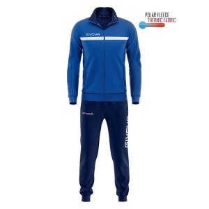 Givova Tuta Unisex 3XL - Oddychający i Trwały. Niebieskie kombinezony Givova, xl, bez wzorów, z dresówki, eleganckie, bez kołnierzyka, bez ramiączek. Za 226,99 zł.
