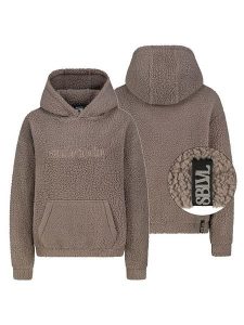 Sublevel Bluza polarowa w kolorze jasnobrązowym rozmiar: L. Brązowe bluzy Sublevel, l, bez wzorów, z polaru, bez kaptura. Za 184,46 zł.