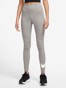 Nike Sportswear Legginsy w kolorze szarym rozmiar: M. Szare legginsy Nike Sportswear, bez wzorów, z podwyższonym stanem. Za 118,56 zł.