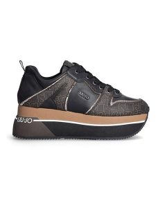 Liu Jo Skórzane sneakersy w kolorze czarnym rozmiar: 37. Czarne trampki Liu Jo, bez wzorów, bez zapięcia. Za 329,42 zł.