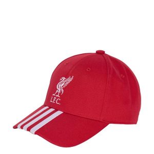 Czapka z daszkiem Liverpool FC. Białe czapki ADIDAS, bez wzorów, sportowe. Za 99,95 zł.