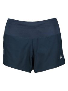 Asics Szorty sportowe "Road 3.5 In" w kolorze granatowym rozmiar: L. Niebieskie spodenki sportowe ASICS, l, bez wzorów, z materiału, outdoorowe. Za 87,95 zł.