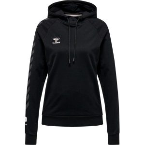 Damska bawełniana bluza z kapturem Hummel Move Grid. Czarne bluzy Hummel, xl, bez wzorów, z bawełny, z kapturem. W wyprzedaży za 239,05 zł.