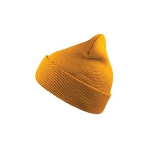 Czapka Wind Double Skin With Turn Up. Żółte czapki ATLANTIS, bez wzorów, sportowe. Za 29,99 zł.