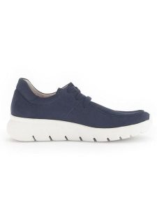 Gabor Skórzane sneakersy w kolorze granatowym rozmiar: 42,5. Niebieskie trampki Gabor, bez wzorów, ze skóry, bez zapięcia. Za 202,50 zł.