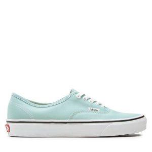 Tenisówki Vans. Niebieskie trampki Vans, bez wzorów, bez zapięcia. Za 299,99 zł.