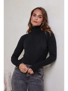 Soft Cashmere Golf w kolorze czarnym rozmiar: 38/40. Czarne golfy Soft Cashmere, bez wzorów, z kaszmiru. Za 132,93 zł.