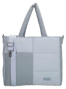 Beagles Shopper bag "Calvia Duo" w kolorze błękitnym - 41 x 31 x 13 cm rozmiar: onesize. Niebieskie shopper bag Beagles, bez wzorów, z materiału, na ramię, bez dodatków. Za 95,99 zł.