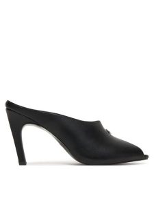 REPLAY Klapki GWH3L .000.C0001S Czarny. Czarne klapki Replay, bez wzorów, ze skóry, bez obcasa. Za 439,99 zł.