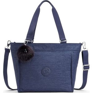 Torebka "New Shopper S" w kolorze granatowym - 42 x 27 x 13 cm. Shopper bag marki Kipling. W wyprzedaży za 120,95 zł.
