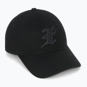 Czapka z daszkiem PROSTO Athletic. Czarne czapki Prosto, bez wzorów, z bawełny, sportowe. Za 69,99 zł.