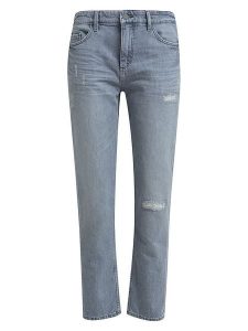 Smith & Soul Dżinsy - Boyfriend fit - w kolorze szarym rozmiar: W34/L28. Szare jeansy Smith & Soul, z aplikacjami, z bawełny. Za 173,99 zł.