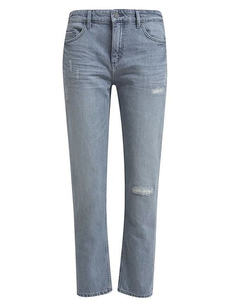 Smith & Soul Dżinsy - Boyfriend fit - w kolorze szarym rozmiar: W34/L28. Szare jeansy Smith & Soul, z aplikacjami, z bawełny. Za 173,99 zł.