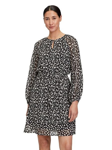 CARTOON Sukienka w kolorze czarnym rozmiar: 44. Czarne sukienki Cartoon, bez wzorów, z tkaniny, bez kołnierzyka, bez ramiączek, midi. Za 109,00 zł.