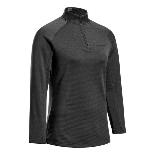 Bluzka zimowa z długim rękawem CEP damska. Czarne bluzki CEP, s, bez wzorów, z materiału, sportowe, bez kołnierzyka, bez ramiączek. Za 249,00 zł.