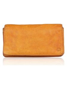 Bellicci Skórzany portfel "Cosette" w kolorze żółtym - 17,5 x 10 x 3 cm rozmiar: onesize. Żółte portfele Bellicci, bez wzorów, z materiału. Za 121,99 zł.