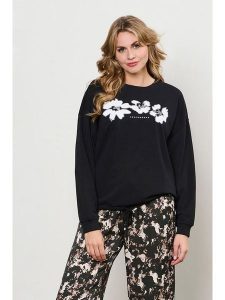 &Co Woman Bluza "Siena" w kolorze czarnym rozmiar: XL. Czarne bluzy &Co Woman, xl, bez wzorów, bez kaptura. Za 209,82 zł.