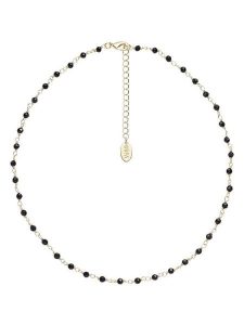 U.S. Polo Assn. Pozłacany naszyjnik z agatami - dł. 36,5 cm rozmiar: onesize. Czarne naszyjniki U.S. Polo Assn., z agatem, metalowe. Za 86,99 zł.