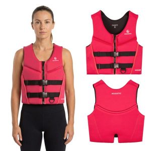 Kamizelka asekuracyjna AQUASTIC Omni 50N. Kamizelki AQUASTIC, xl, bez wzorów, bez kołnierzyka, bez ramiączek, bez kaptura. Za 199,99 zł.