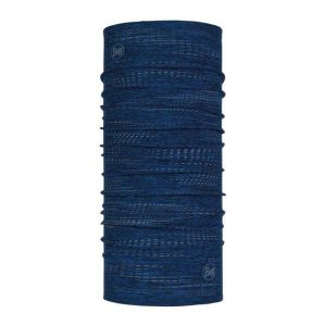 Chusta sportowa unisex Buff® Dryflx R_Blue wielofunkcyjna z odblaskami. Niebieskie apaszki i chusty Buff, bez wzorów, sportowe. Za 128,00 zł.