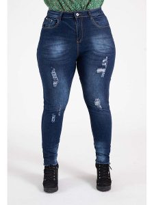 POMME ROUGE Dżinsy - Regular fit - w kolorze granatowym rozmiar: 40/42. Niebieskie jeansy POMME ROUGE, bez wzorów, z standardowym stanem. Za 83,42 zł.