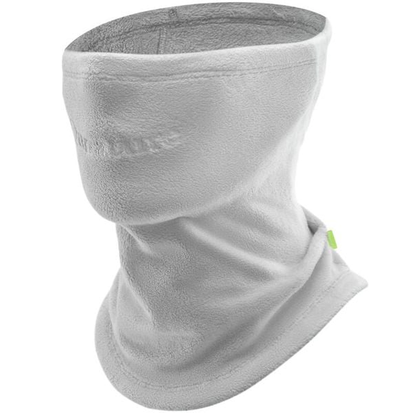 Komin maska polarowa na twarz wielofunkcyjna Qunature WB023. Szare szaliki ROCKBROS, bez wzorów, z polaru. Za 49,90 zł.