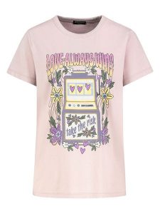 Eight2Nine Koszulka w kolorze jasnoróżowym rozmiar: L. Różowe bluzki Eight2Nine, l, bez wzorów, z bawełny, bez kołnierzyka, bez ramiączek. Za 43,99 zł.