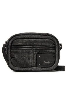Pepe Jeans Torebka PL031570 Czarny. Czarne torebki klasyczne Pepe Jeans, bez wzorów, z jeansu, bez dodatków. Za 229,99 zł.