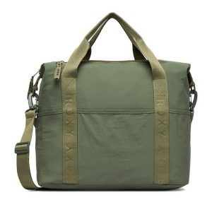 Torebka Roxy. Brązowe shopper bag Roxy, bez wzorów, bez dodatków. Za 99,99 zł.