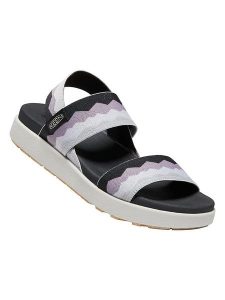 Birkenstock Sandały "Elle" w kolorze szarym rozmiar: 42. Szare sandały Birkenstock, bez wzorów, z otwartym noskiem, bez obcasa, bez zapięcia. Za 459,04 zł.
