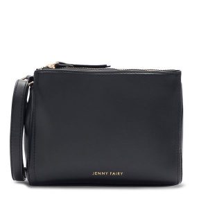 Torebka Jenny Fairy. Czarne listonoszki Jenny Fairy, bez wzorów, bez dodatków. Za 54,99 zł.