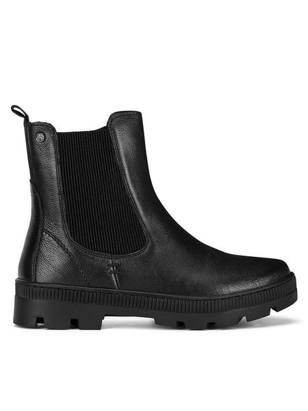 Lasocki Botki WI23-PUSZAN-23 Czarny. Czarne botki Lasocki, bez wzorów, ze skóry, bez obcasa, na płaskiej podeszwie, bez zapięcia. Za 239,99 zł.