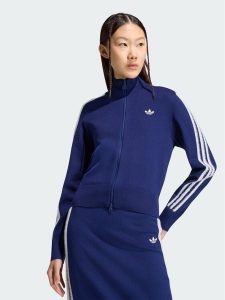 Adidas Kardigan Firebird KW2588 Granatowy Regular Fit. Niebieskie kardigany ADIDAS, z syntetyku. Za 369,99 zł.