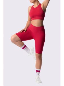 Spaio Szorty sportowe "Flex Innergy" w kolorze różowym rozmiar: L. Różowe spodenki sportowe Spaio, l, bez wzorów, z materiału, outdoorowe. Za 130,99 zł.