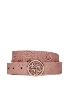 Guess Pasek Damski Izzy (JG) Belts BW9072 P4130 Różowy. Czerwone paski Guess, z aplikacjami, ze skóry. Za 139,99 zł.
