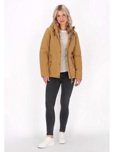 Schmuddelwedda Parka w kolorze jasnobrązowym rozmiar: M. Brązowe płaszcze Schmuddelwedda, m, bez wzorów, bez kaptura. Za 425,06 zł.