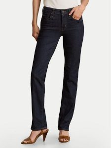 LAUREN RALPH LAUREN Jeansy 200B27742001 Granatowy Slim Fit. Niebieskie jeansy Lauren Ralph Lauren, bez wzorów, z bawełny. Za 562,99 zł.