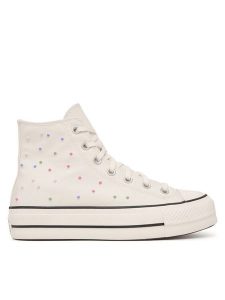 Converse Trampki Chuck Taylor All Star Lift Platform Mini Studs A19140C Écru. Trampki Converse, bez wzorów, z materiału, bez zapięcia. Za 449,99 zł.