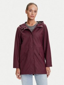 Vero Moda Kurtka przeciwdeszczowa Malou 10266982 Bordowy Regular Fit. Czerwone kurtki Vero Moda, m, bez wzorów, z syntetyku, bez kaptura. Za 209,99 zł.