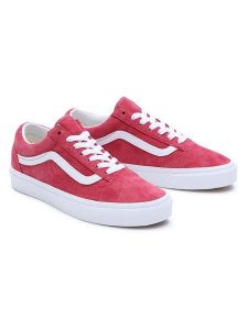 Vans Skórzane sneakersy "Old Skool" w kolorze czerwonym rozmiar: 40,5. Czerwone trampki Vans, bez wzorów, bez zapięcia. Za 118,01 zł.