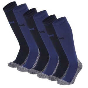 Skarpety kompresyjne do biegania Xtreme, 6 par, Multi Niebieski. Niebieskie skarpetki XTREME SOCKSWEAR, bez wzorów. Za 225,99 zł.