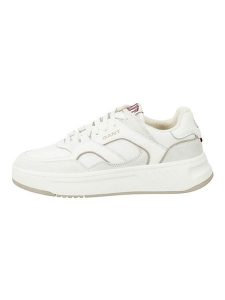 GANT Footwear Skórzane sneakersy "Yinsy" w kolorze białym rozmiar: 39. Białe trampki GANT Footwear, bez wzorów, ze skóry, bez zapięcia. Za 302,95 zł.