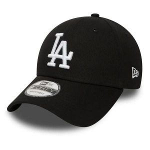 Czapka z daszkiem New Era MLB Los Angeles Dodgers. Czarne czapki New Era, bez wzorów, z poliesteru, eleganckie. Za 109,99 zł.
