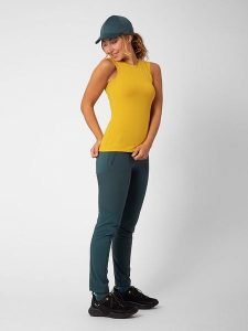 LaMunt Top funkcyjny "Maria" w kolorze żółtym rozmiar: 36. Żółte topy LaMunt, bez wzorów, z materiału, bez kołnierzyka, bez ramiączek. Za 130,99 zł.