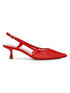 Steve Madden Czółenka w kolorze czerwonym rozmiar: 38. Czerwone czółenka Steve Madden, bez wzorów, bez obcasa, bez zapięcia. Za 262,29 zł.