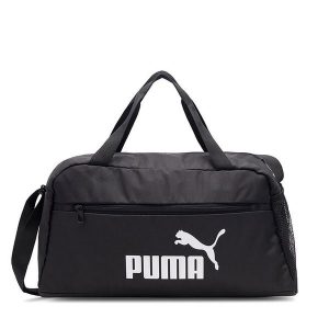 Torba Puma. Czarne torby podróżne i sportowe Puma, bez wzorów. Za 129,99 zł.