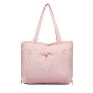 Torebka Roxy. Czerwone shopper bag Roxy, bez wzorów, bez dodatków. Za 69,99 zł.