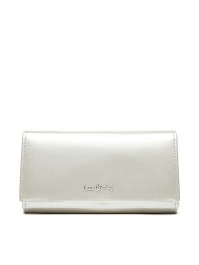 Pierre Cardin Portfel 07 SHINY 106 Écru. Portfele Pierre Cardin, bez wzorów, ze skóry. Za 79,99 zł.