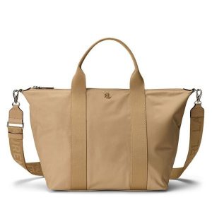 Torebka LAUREN RALPH LAUREN. Brązowe torebki klasyczne Lauren Ralph Lauren, bez wzorów, bez dodatków. Za 649,99 zł.